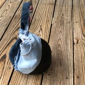 Upcyled Jeans 👖 Knot Bag/Wristlet